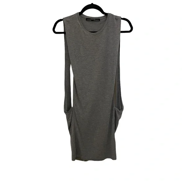 All Saints Gray Mini Dress - Picture 3 of 7